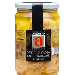 PERDIZ ROJA EN ESCABECHE LIGERO. ASENSIO. AD