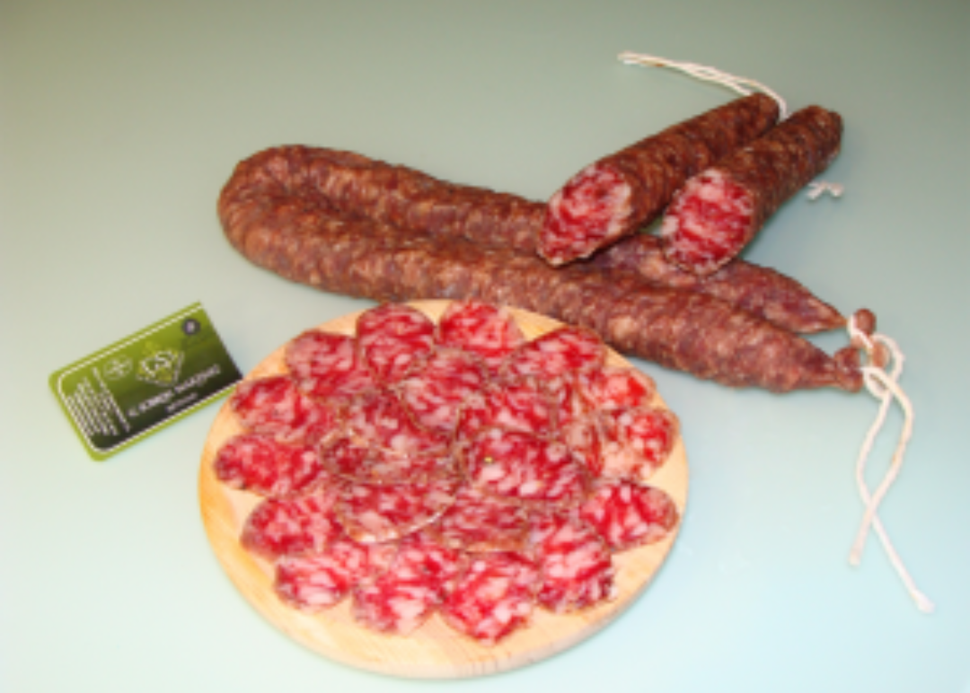 Salchichón extra artesano. Sarta 400 g aprox.