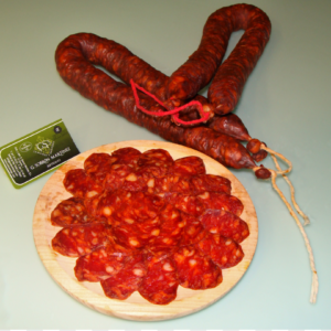 Chorizo picante extra artesano sarta de 400 g aprox.
