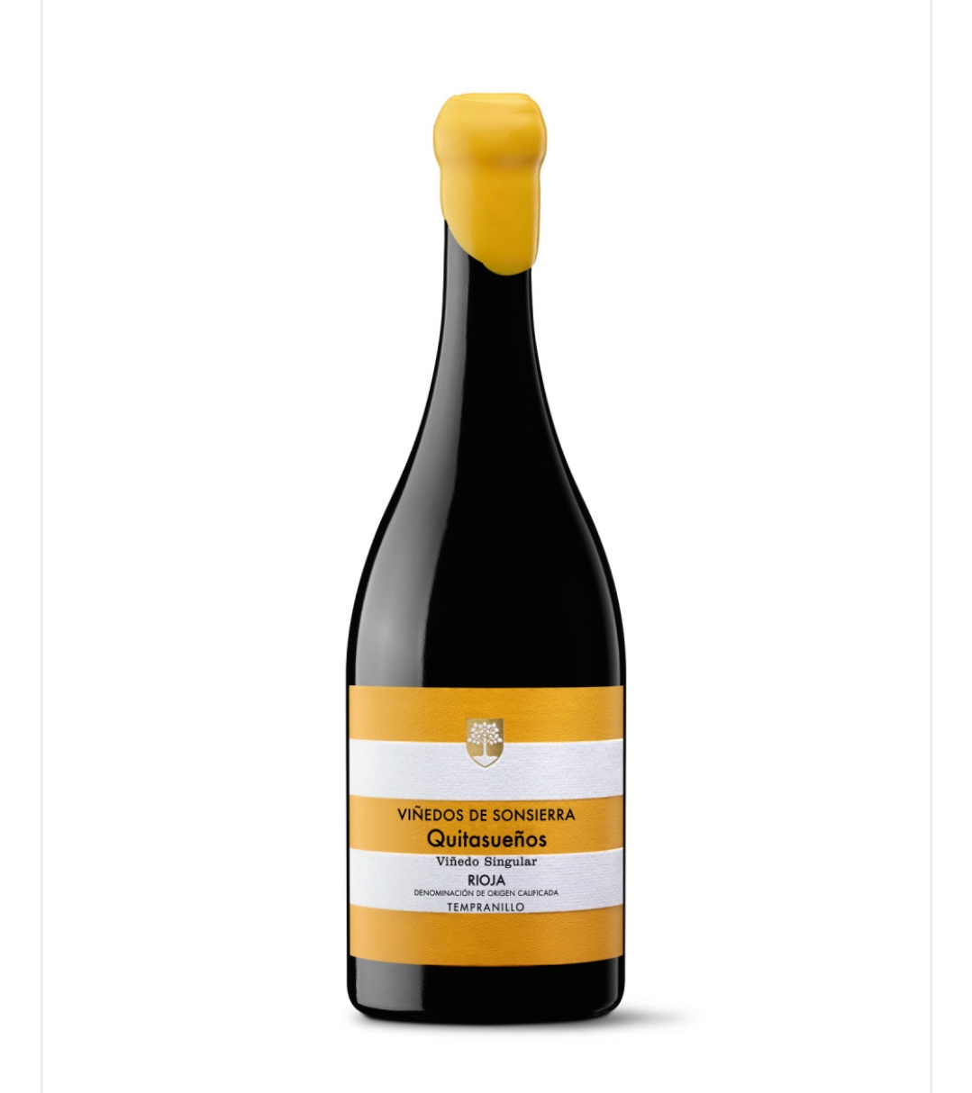 BOTELLA VINO TINTO "QUITASUEÑOS" VIÑEDO SINGULAR AD