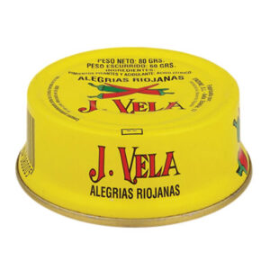 Alegrias Riojanas J.Vela. Peso escurrido 60 g