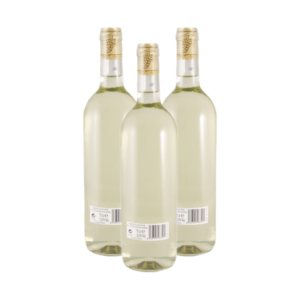 Vino joven blanco. Caja de 12 botellas de 75 cls.