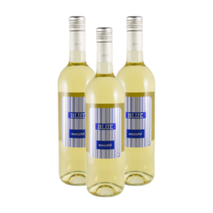 Vino Blue Moscatel Dulce. Caja de 12 botellas de 75 cls.