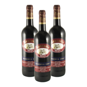 Vino Tinto Reserva Mentoste 2017 . Caja de 12 botellas de 75 cls.