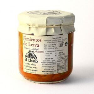 Pimientos de Leiva "El Chato" (La Rioja) Picantes. Peso escurrido 315 g