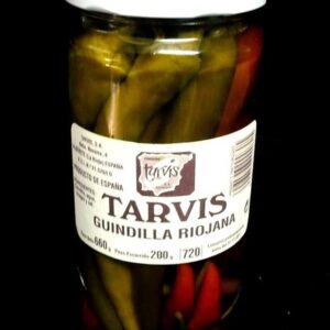 Guindilla Riojana, Tarvis. Picante P.N. 260 grms. P.E. 165 grms.